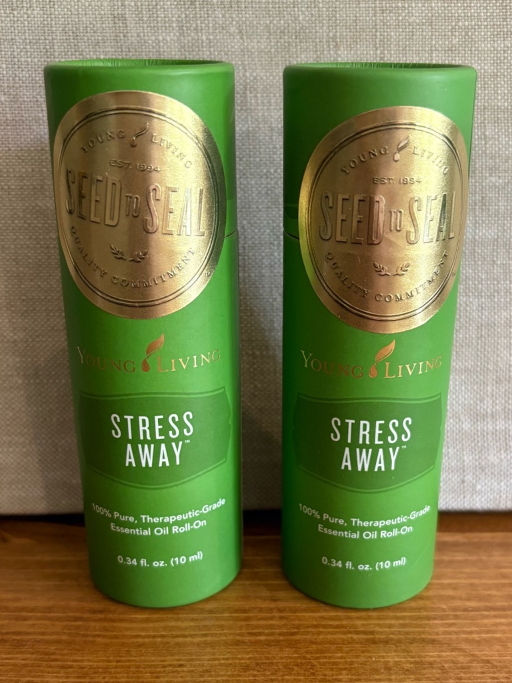 Young Living New & Sealed Lot of 2 Stress Away Roll-On Roller Essential Oils